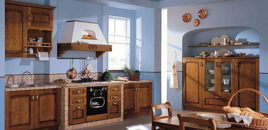 мебель на кухне в итальянском стиле